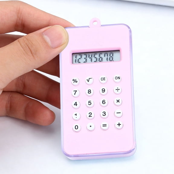 Mini Basic Calculator Small 4 Function Battery Powered Calculator With 10-Digits Display Pocket Size for Home Office Campus Class and Business
