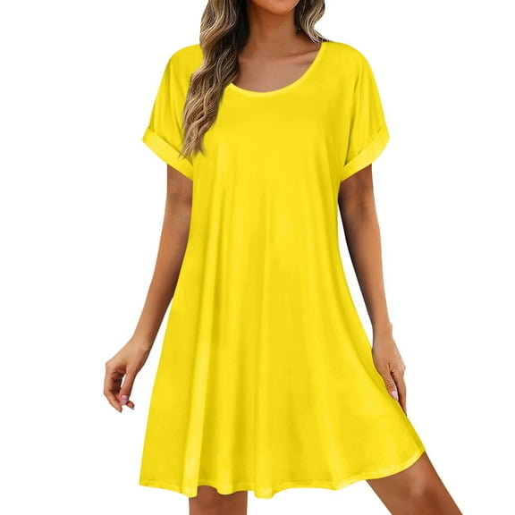 Mini Basics Dresses for Women Casual Romantic Comfy Work Clothes Daily Fashion Maxi Dresses for Ladies Popular Sexy Clothes for Woman Vestidos Para Mujer