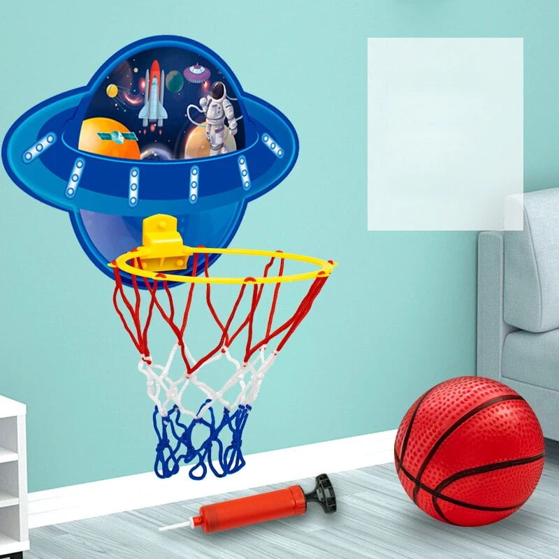Mini Basketball Hoop Kids Sports Toys Set with Balls & Ball Pump
