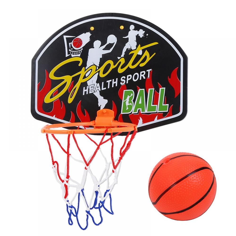 Mini Basketball Hoop with Ball and Breakaway Spring Rim for Over The ...