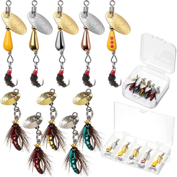 Mini Bass Fishing Lures Crankbaits Hard Baits with Box