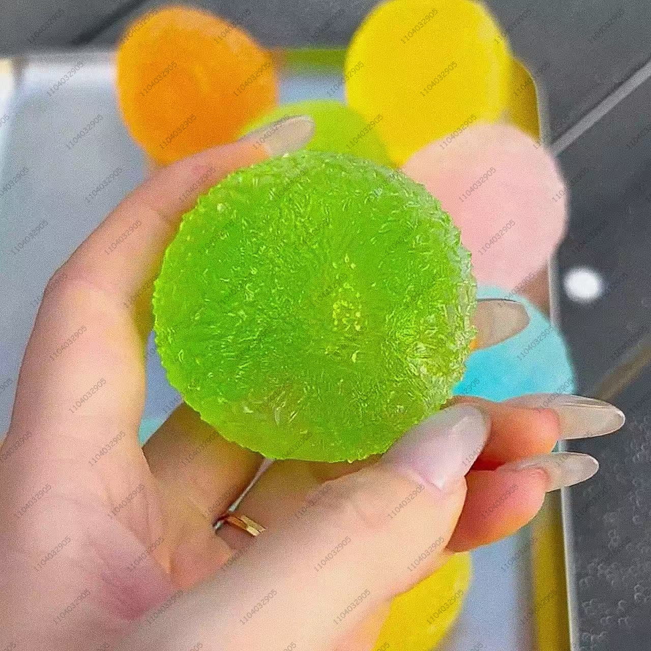 Mini Bayberry Stress Ball - 4cm Shapeable Non-Rebound Squeeze Ball for ASMR Sensory Relief, Adult Anti-Anxiety Fidget Gadget