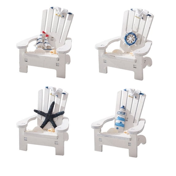 4 x Mini Beach Chairs-As Shown