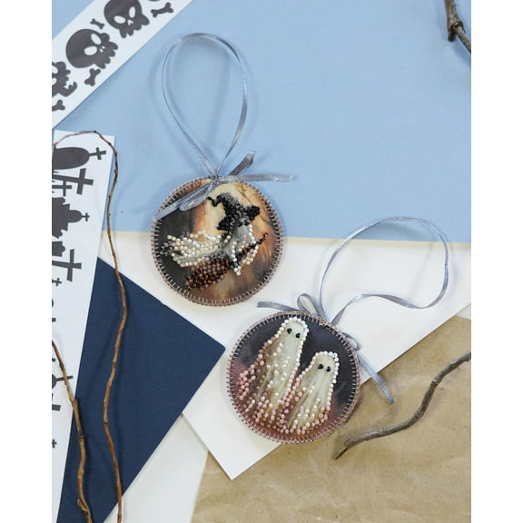 Mini Bead Embroidery Kit Decoration - Boo! ABT-042