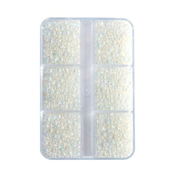 Mini Beads Clear Colorful Bead No Hole Tiny Beads for Resin Molds Fillers Jewelry Making 1 to 3mm for Vase Fillers