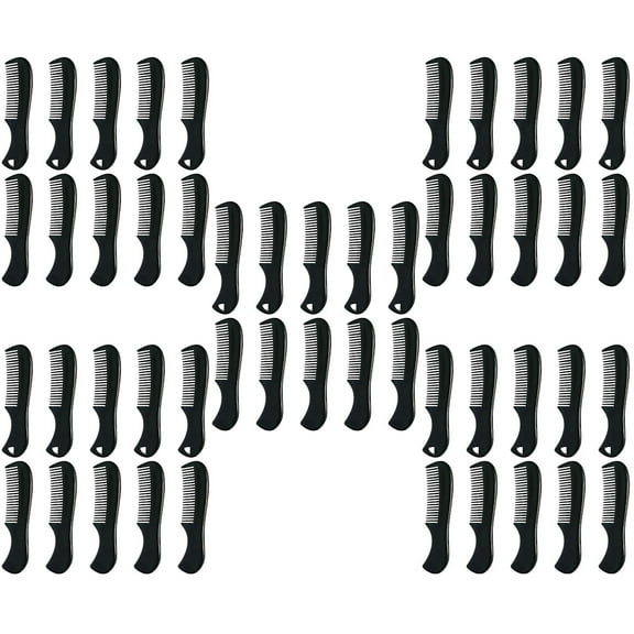 Mini Beard Comb Mustache Man 50 Pcs Modeling Plastic Combs Hair Cutting Machine Styling Tool Shaping
