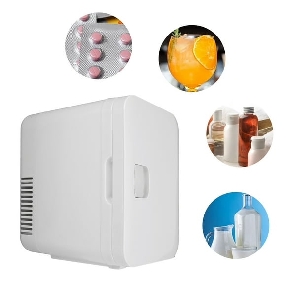 Mini Beauty Fridge, Portable Cooler Warmer Personal Refrigerator ABS USB Powered 6L Capacity  For Home
