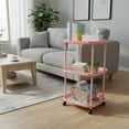 thumbnail image 1 of Mini Bedside Table - Small Space Saving Nightstand for Bedroom Living Room, Modern Side Table for Lamps Books Drinks, Compact Sleek Design, Easy Assembly Functional Storage Apartment, 1 of 6