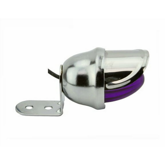 Mini Bee Light Chrome/Purple. Bike light, bicycle light, lowrider , beach cruiser, chopper, limo, stretch bike, bmx, track