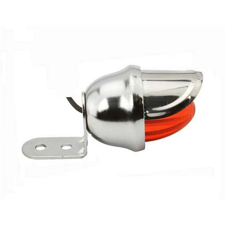 Mini Bee Light Chrome Red. Bike light bicycle light lowrider beach cruiser chopper limo stretch bike bmx track fixie Walmart