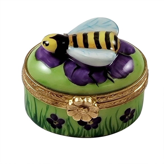Mini Bee Limoges Box for Collectors Limoges Box Porcelain Figurine