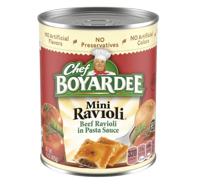 Mircowave Raviloi Mini Beef Ravioli, Microwave Pasta, Canned Food, 15 oz. - Walmart.com