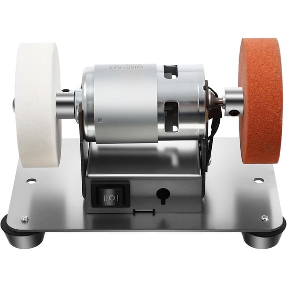 Mini Bench , 96W Multi-Purpose Electric Benchtop Sander 7 Adjustable Speed Variable Speed Table for Metal Making Buffing 6 x 4 x 4in