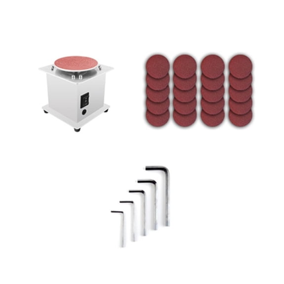 Mini Bench Disc Sander Sanding Roller Electric Edge Sharpener 7 Variable Speed Self-adhesive Benchtop Grinding Machine ,Widely Use
