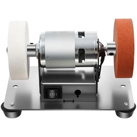 Mini Bench Grinder, 96W Multi-Purpose Electric Benchtop Sander 7 Adjustable Speed Variable Speed Table Grinder for Metal Wood Knife Making Jewelry Buffing 6 x 4 x 4in$$Tools & Hardware Other