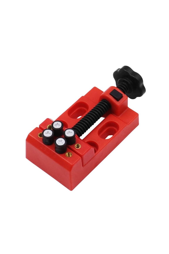 Mini Bench Vise Small Table Clamp Multifunctional Jewelry Carving Tool with Adjustable Clamps, Aluminum Hobby Craft Repair Tool for Watch Repair, Jewelry, Model Making & Electronics