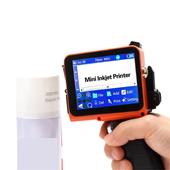 Mini Best Before Date Logo Code Printer Handheld Food Expiry Date Stamping Inkjet Machine QR Code Bottle Box