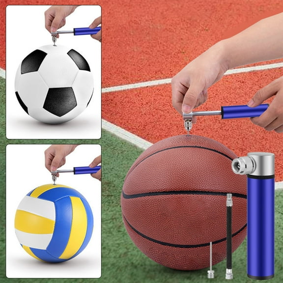 Mini Bicycle Inflator | Portable High Pressure Pump | Aluminum Alloy | 120PSI | Includes Air Needle | Compact for Cycling | 5.71x1.18x0.83inch