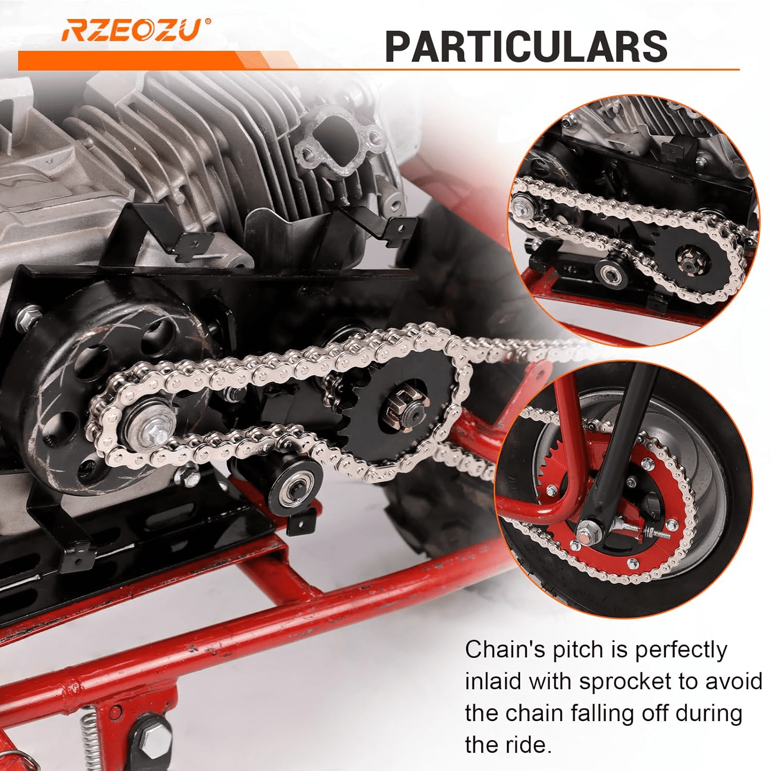 coleman mini bike chain diagram Beefed-Up Tensioner Elevate your minibike or go 8mm Chain Tensioner w/1.75in Roller