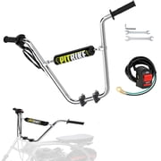 Mini Bike 7/8 22mm Handlebars Compatible with Coleman CT200U CT200U-EX BT200X Baja Warrior MB200 Axis M200 B200R 200cc, Minibike 14.76" Ape Hangers for CT100U DB30 MM80 100cc Parts Mini Bike Throttle