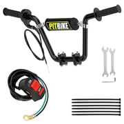 Mini Bike 8.5" Rise Crossbar Design with 7/8 Handlebars,Throttle Kit Replacement for Coleman CT200U 100cc 200cc Baja Doodlebug DB30 Mega Moto 80cc 105cc Motovox MBX10 MBX11 Minibike Part Black