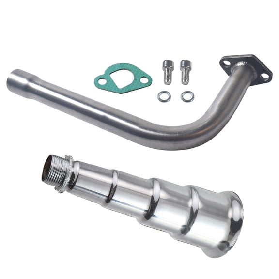 Mini Bike Exhaust Header Pipe For Predator 212cc 196cc Go Kart& Mini Bike, For Coleman Powersports CT200U,CT200U-EX,BT200X, For Honda GX160,GX200 212cc Stage 2 Kit