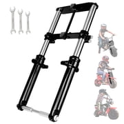 Mini Bike Front Fork Suspension Kit with Hydraulic Damping System - Universal Fit for RT100 MBX10 MBX11 and Most Mini Bikes, Easy Bolt-On Installation, Enhanced Ride Comfort for Off-Road Adventures