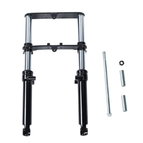 Mini Bike Front Fork Suspension Universal Shock Absorber Set Pit Bike Shock Forks Frame Upgrades Assembly for Mini Dirt Bike Motorcycle Minibike,Black