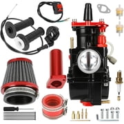 Mini Bike PWK 28mm Carburetor with Throttle Assembly for Predator 212cc 224 196 GX160 GX200 Coleman CT200U CT200U-EX BT200X Baja Warrior Massimo Trailmaster MB200 MBX20 KT196 Go Kart Accessories Part