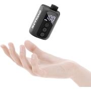 Mini Bike Pump Portable Bike Tire Pump with Gauge 100PSI Electric Bike Pump Mini Air Pump Tire Rechargeable Electric Tiny Bike Pump with Presta Schrader Valve Auto Stop A5S