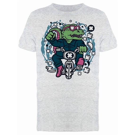 Mini Bike Trex Cartoon Tee Men's -Image by Shutterstock