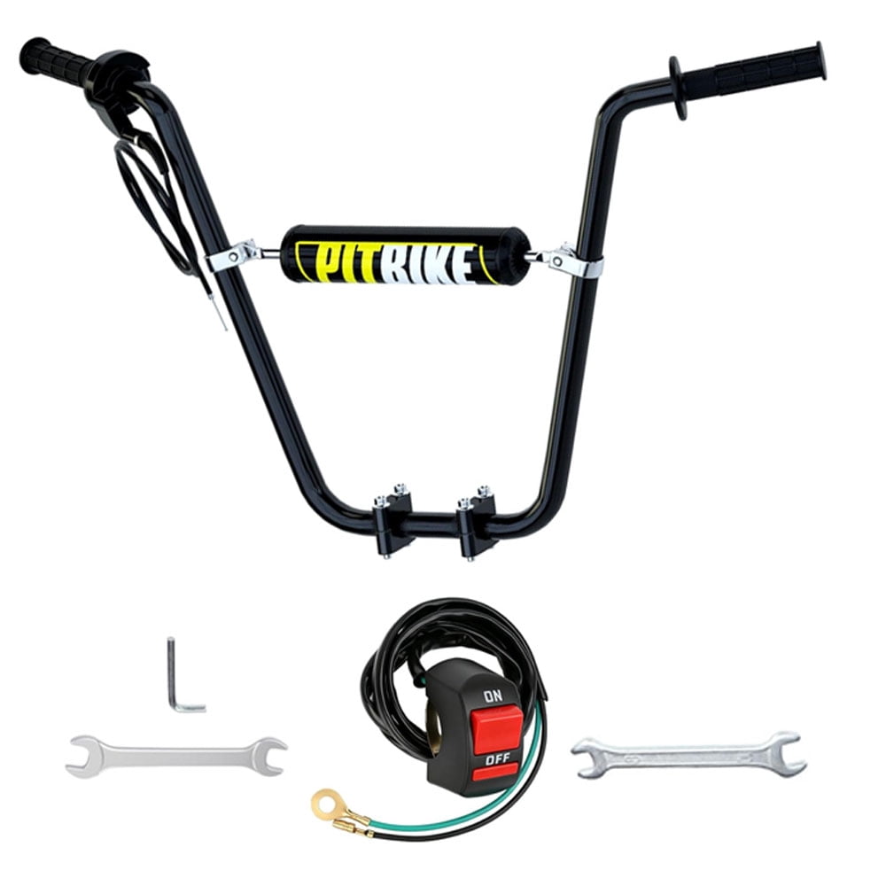 coleman mini bike ape hangers JMCHstore Chrome 13'' 7/8'' Handlebars for B200R CT200U Motovox MBX10 Mega moto MMB80 Trailmaster MB200 100cc 200cc Mini Bike Parts : Automotive quality materials Mini Ape Hangers in Motorcycle