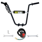 Mini Bike Upgraded 14.76" Ape Hangers & 7/8 22mm Handlebars Replacement for Coleman CT200U CT200U-EX BT200X Baja Warrior MB200 Axis M200 B200R CT100U DB30 100cc 200cc Parts Minibike Throttle Kit