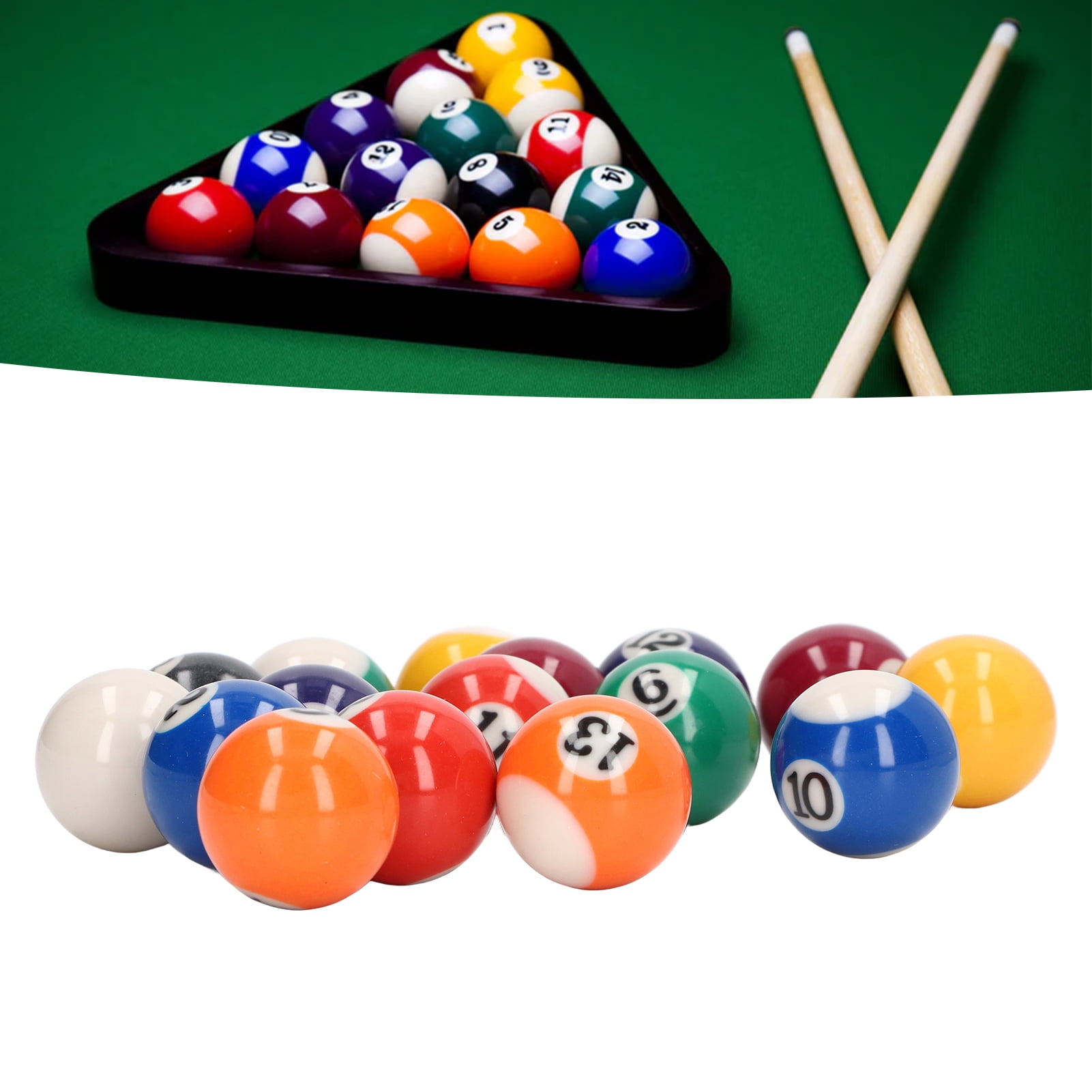 Mini Billard Balls Mini Billard Set Children Billard Toy 16pcs Mini Billard Balls Impact Eco