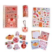 Mini Binder with Cash Envelope - Cute pattern binder wallet, Cash Organizer, Mini 6 ring binder,stylestyle1;