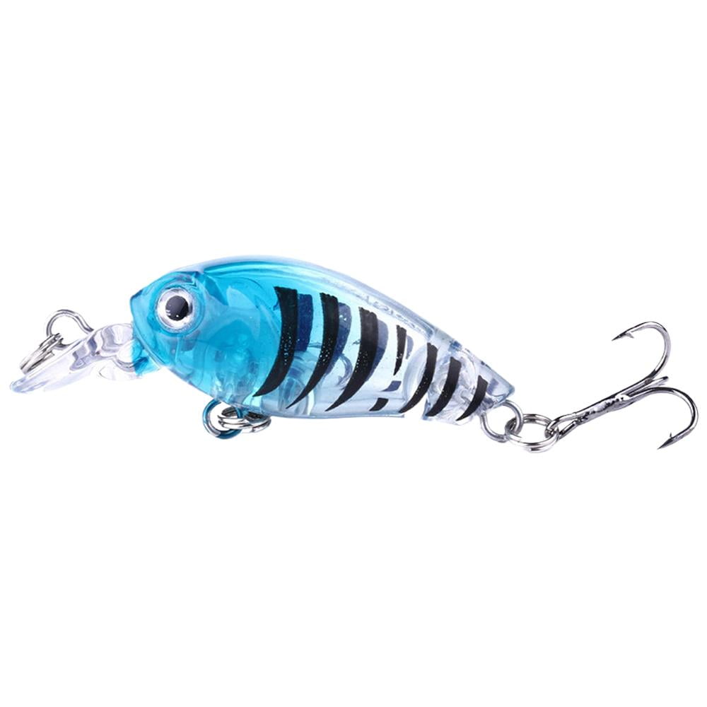 Mini Bionic Crank Hard Bait Minnow Wobbler Fishing Hook+ Lure Swimbait ...