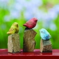thumbnail image 1 of Mini Birds On Rocks Stone Statues, 1 of 9