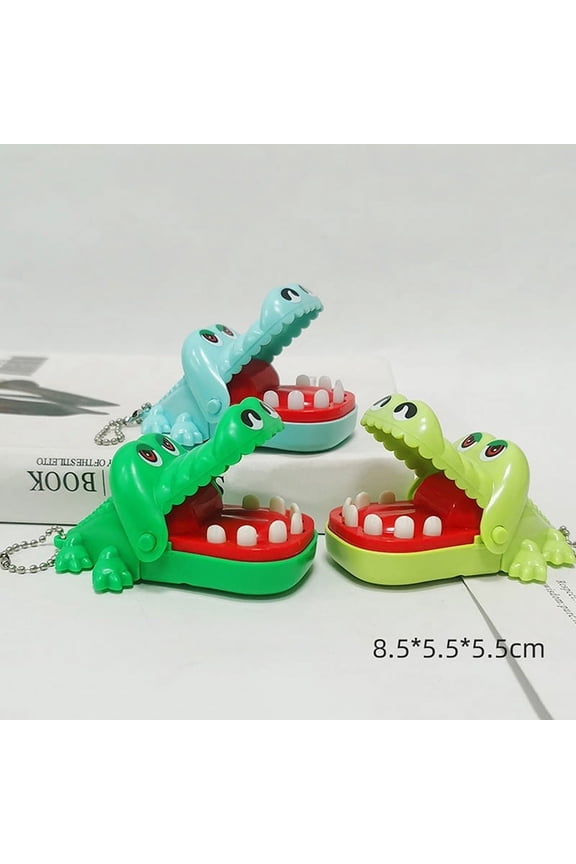 Mini Biter Crocodile With Keychain Small Gift Biter Bit Crocodile Toy Tricky Crocodile