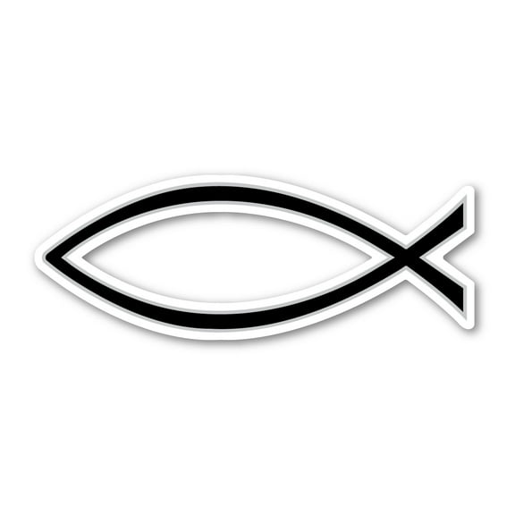 Mini Black Plain Fish