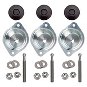 Mini Black Quick Latch Kit w/ Mounting Cup - 3 PK