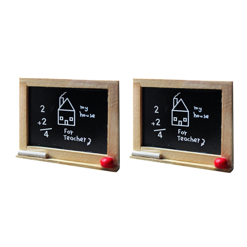 Mini Blackboard Chalkboard Office Message Board Signs Wooden Furniture