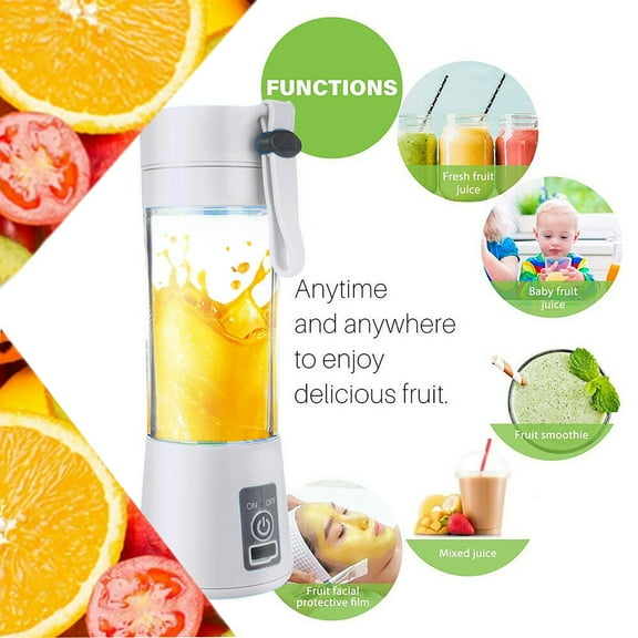 Mini Blender Portable Personal Blender USB Rechargeable Smoothie Blender For Shakes Smoothies, Household Mixer Blender For Fruit Juicer Orange Vegetable Carrots Juicer,4 Colors