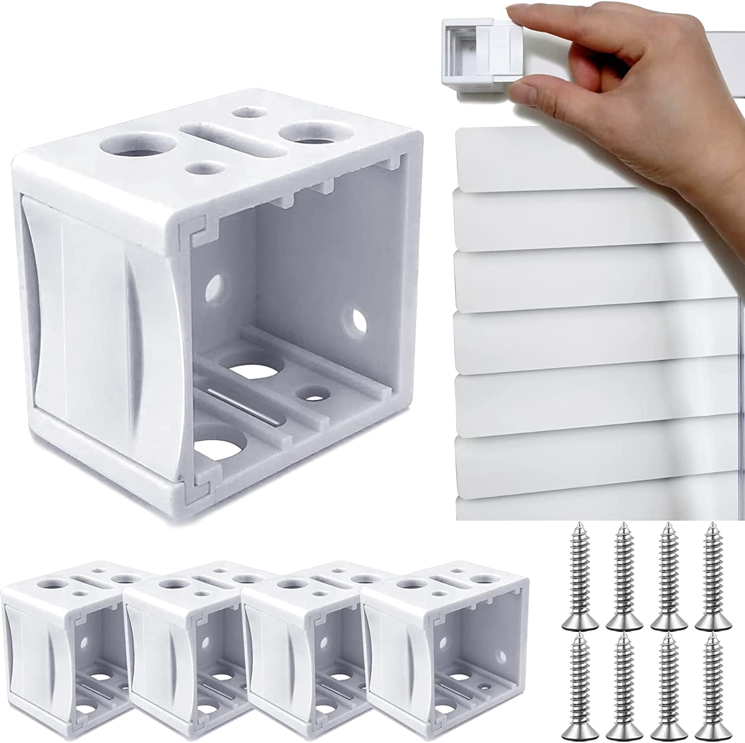 Aazon.co: Blind Brackets 2 Inch, Low Profile Box Ounting Bracket For - View #9