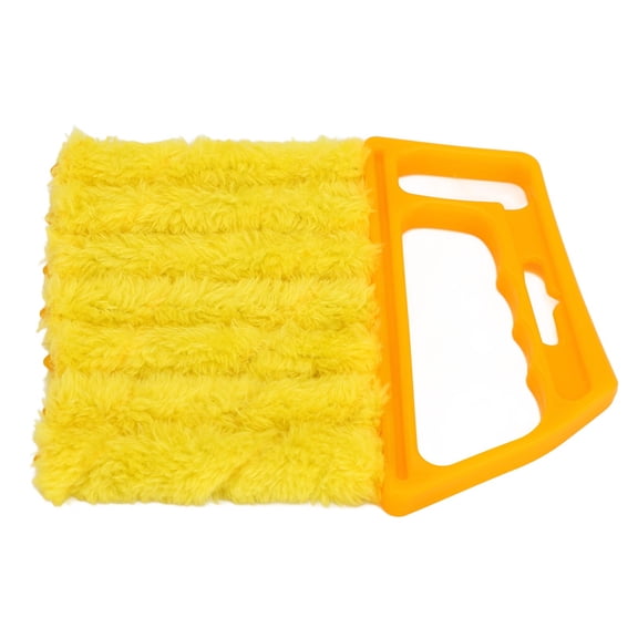 Mini Blind Cleaner Tool with 7 Microfiber Rollers, 5.31x6.3x0.6 Inch Handheld Duster for Window Slats, Washable PP Housekeeping Gadget Air Conditioner Vent Household Cleaning Home