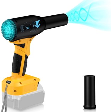 Dinftin Brushless Cordless Leaf Blower Compatible For DeWalt 20V Battery(Tool Only), 125MPH 430CFM Variable Speed Turbo Blower, Lightweight Handheld Blower For Lawn, Garage, Snow, Patio