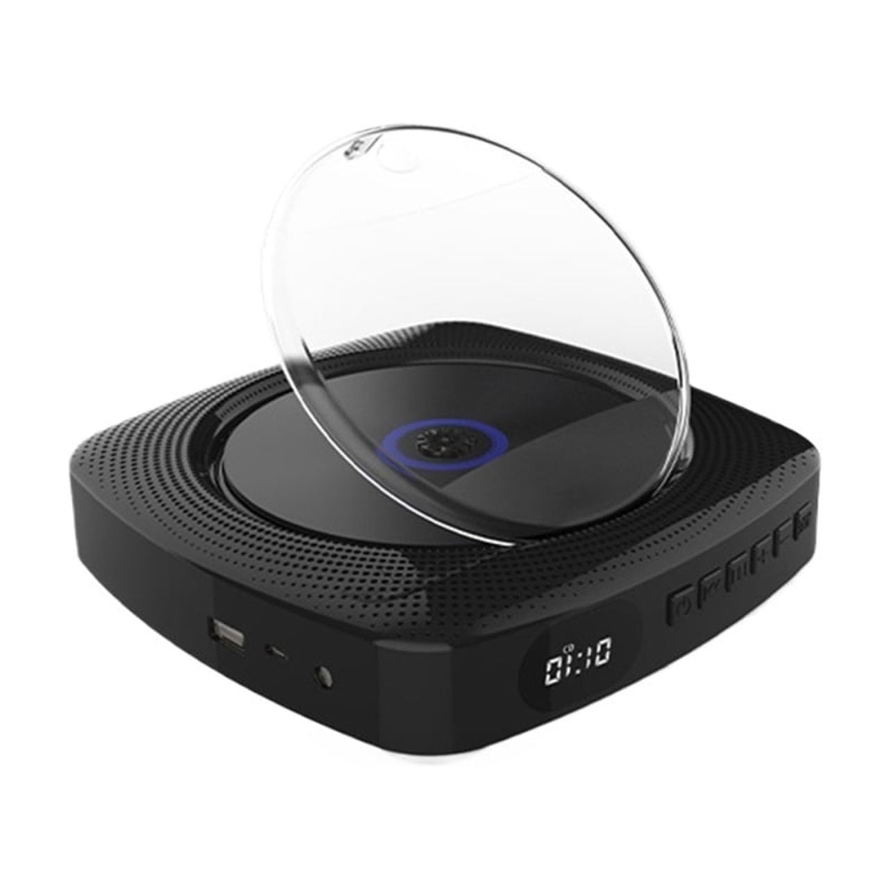 Mini Bluetooth CD Player Portable Silent Disc Reader Compact Music Player for Travel or Home ,Multi-Functional
