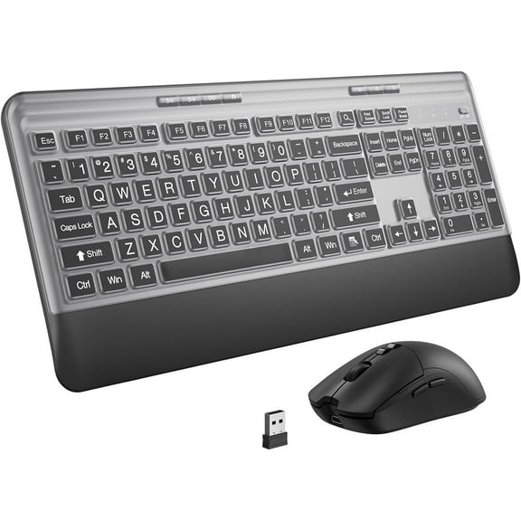 Mini Bluetooth Keyboard (QWERTY Keypad), Wireless Portable with Touchpad, Compatible TV, Fire Stick, PS4, PS4 Pro, PS5, HTPC/IPTV, VR Glasses, Smartphones