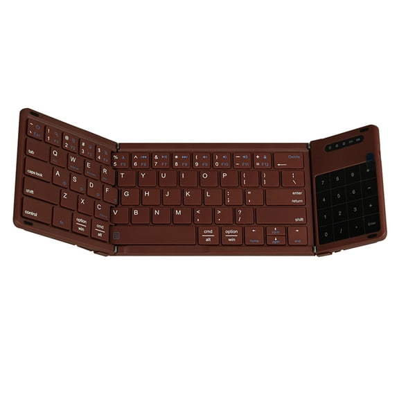 ABS Tri-Fold Bluetooth Keyboard with Touchpad and Numeric Key Modes