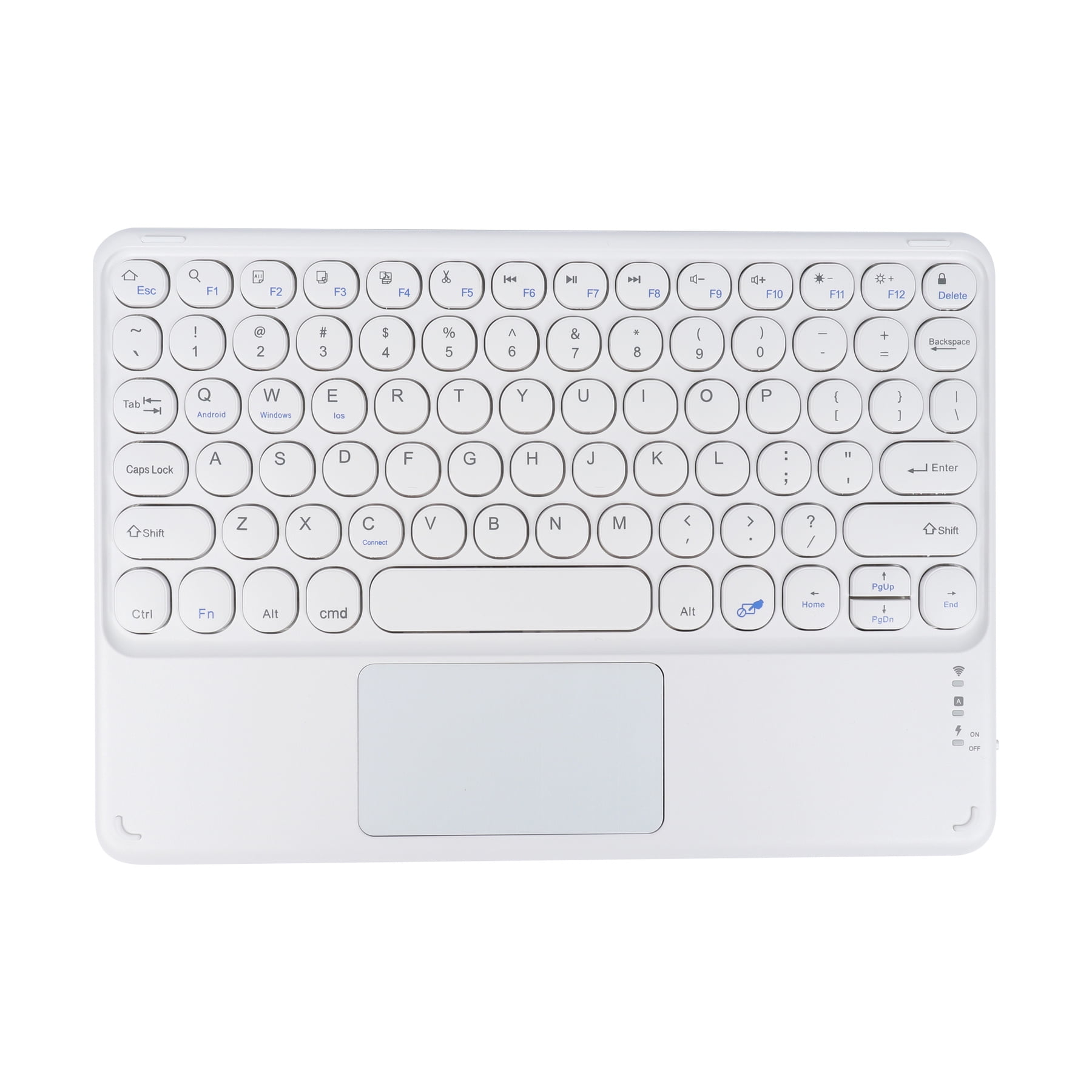 Mini Bluetooth Keyboard Wireless Keyboard with Touchpad for iPad Tablet