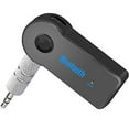 thumbnail image 1 of Mini Bluetooth Receiver, Wireless 4.1 Receiver Aux Receiver Adapter, Hands-Free Car Kits 3.5mm Bluetooth Audio Jack Receiver w/ LED Button Indicator for Audio Stereo System Headphone Speaker (Black), 1 of 1